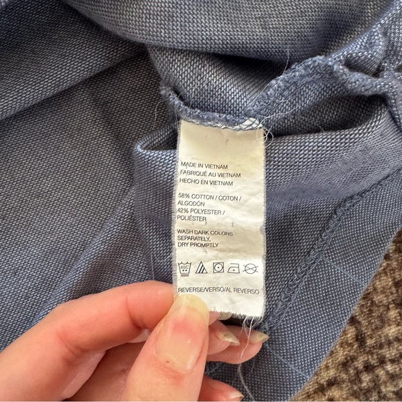 Van Heusen Gray Polo Shirt - Picture 3 of 4